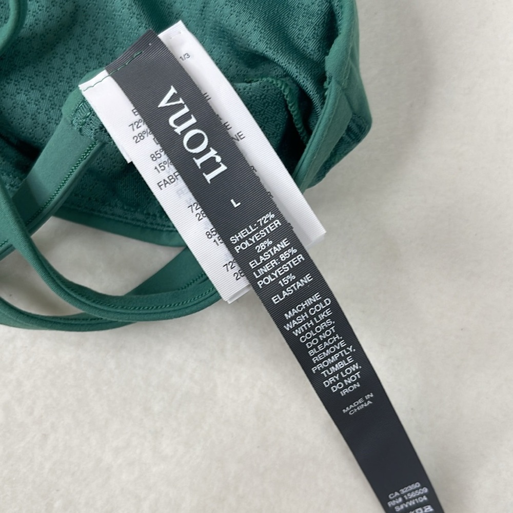 Vuori Yosemite Bra Cactus Size Large NWT - Picture 4 of 7